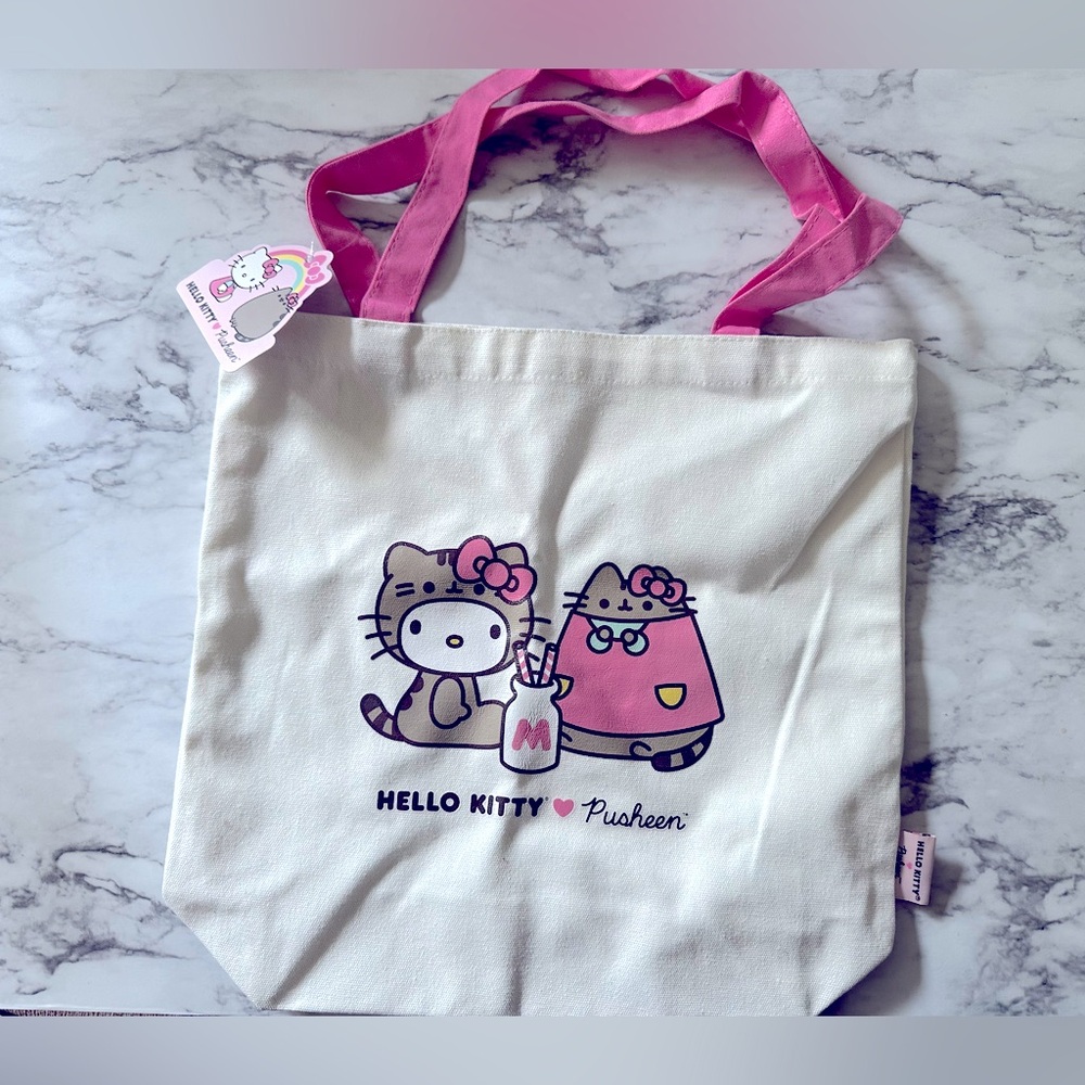 NWT - Hello Kitty x Pusheen Tote Bag